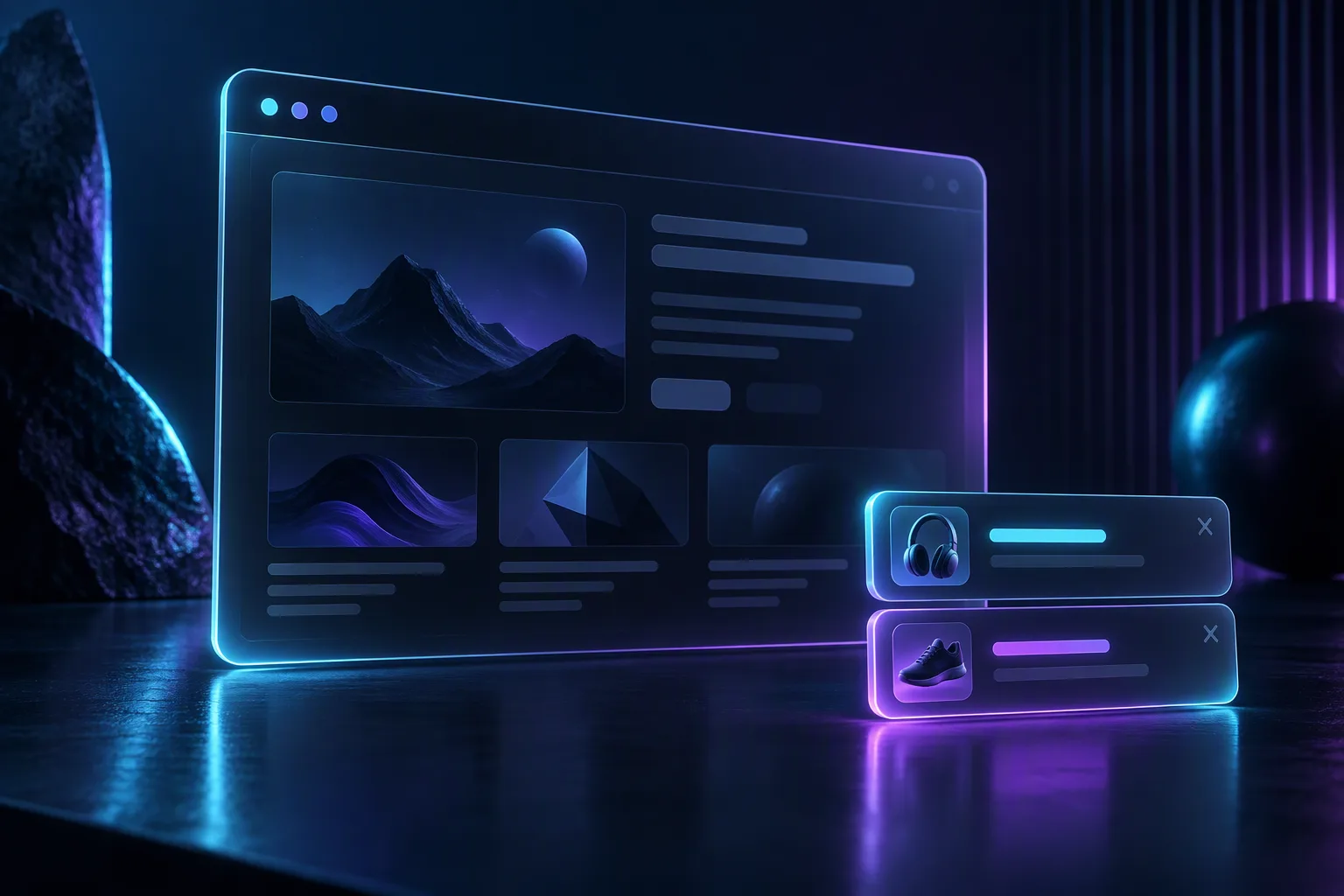 In-Page Push placement illustration